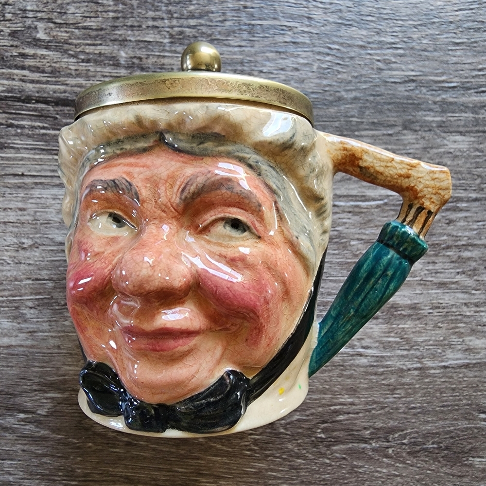 Small Mug, Lancaster Sandland, Hand painted in England, Good